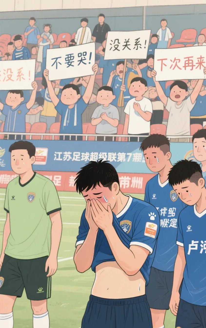 常州又被零封 球員賽后掩頭痛哭