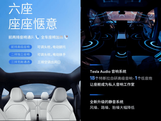 特斯拉Model Y L上市33.9萬起 與理想i8同價位你選誰?