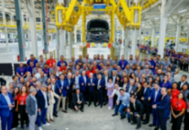 比亞迪第1400萬(wàn)輛新能源車在巴西工廠下線 比亞迪第1400萬(wàn)輛新能源車在巴西工廠下線